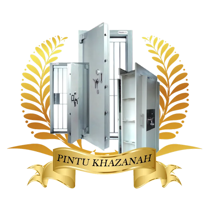Pintu khasanah, pintu kluis, dan vault door untuk ruang penyimpanan aset